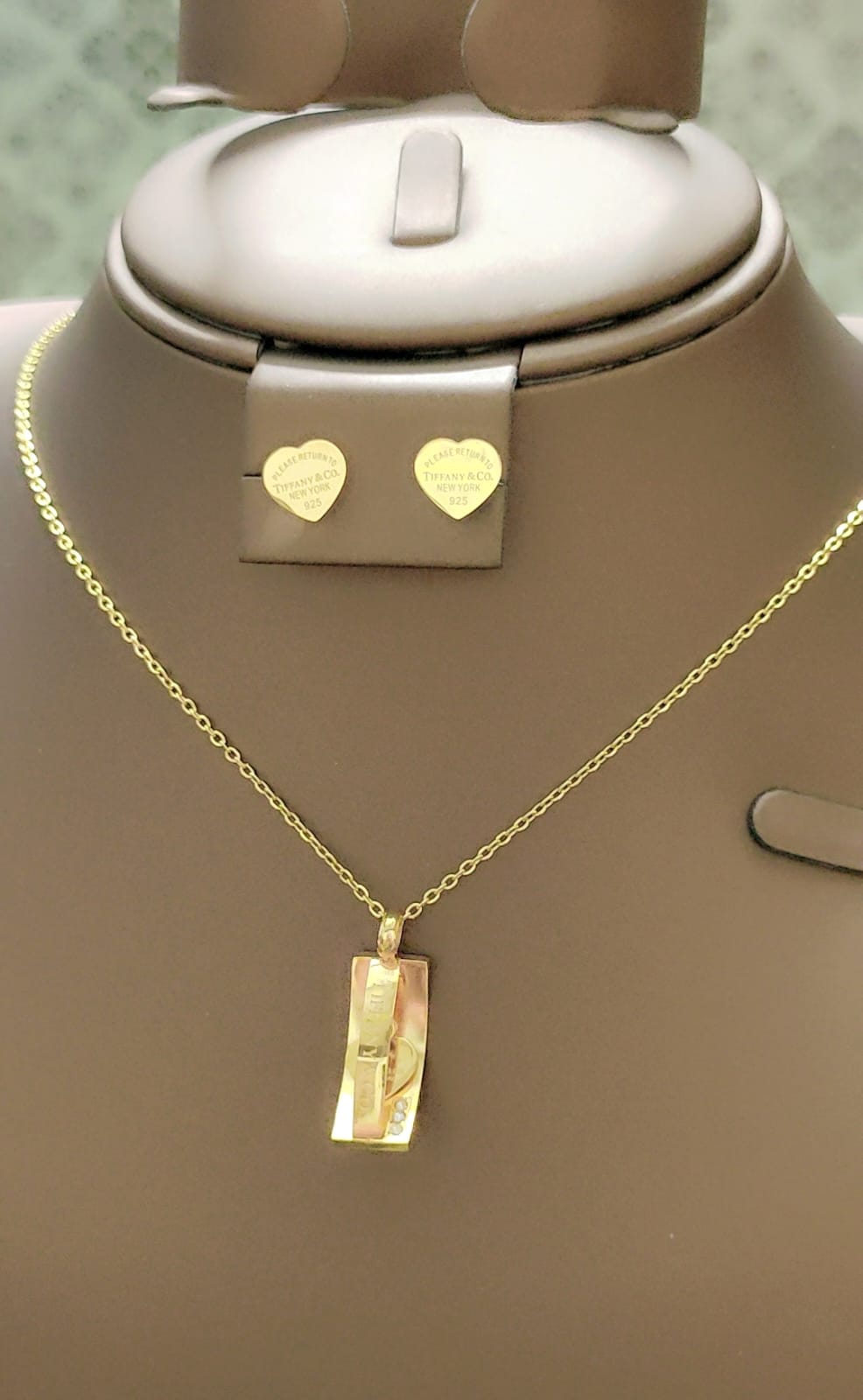 Tiffany Earring and Necklace Set
